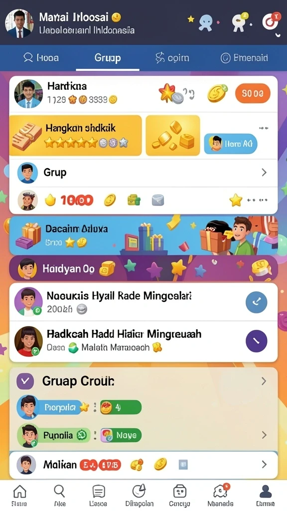 Halaman promosi dengan bonus menggiurkan.