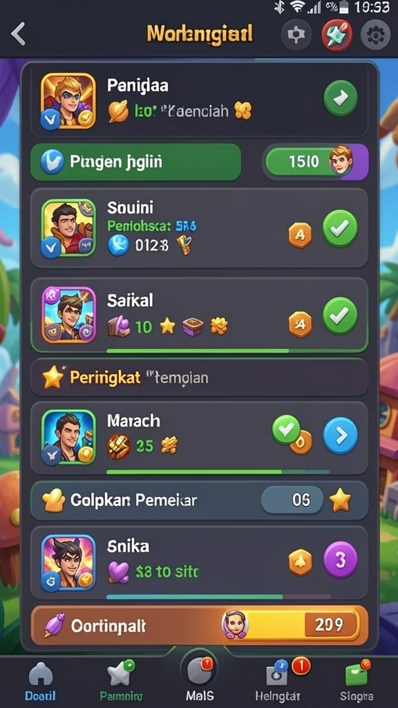 Tampilan antarmuka yang intuitif dan menarik.
