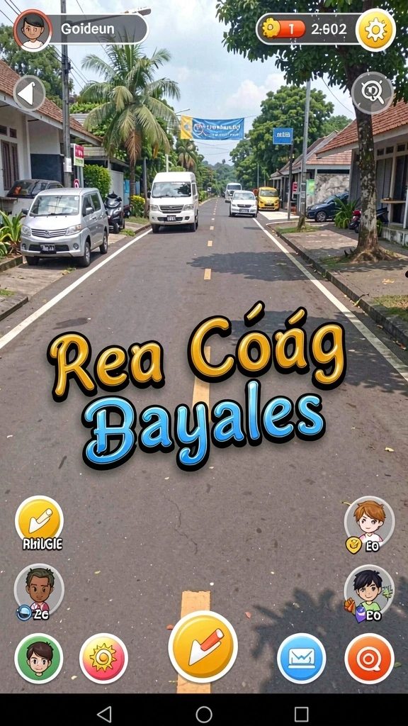 Pemandangan indah dari level petualangan.