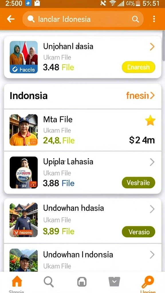 Tampilan antarmuka yang menarik dan user-friendly.