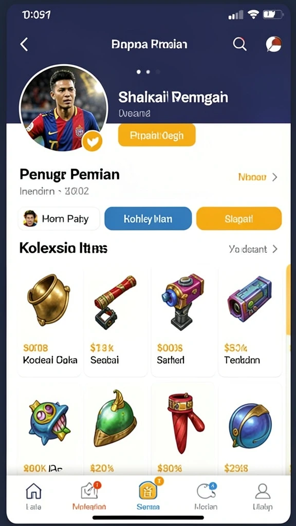 Tampilan antarmuka yang user-friendly dan menarik.