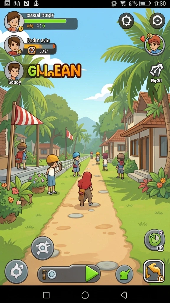 Tampilan permainan yang menarik dengan grafis cemerlang.