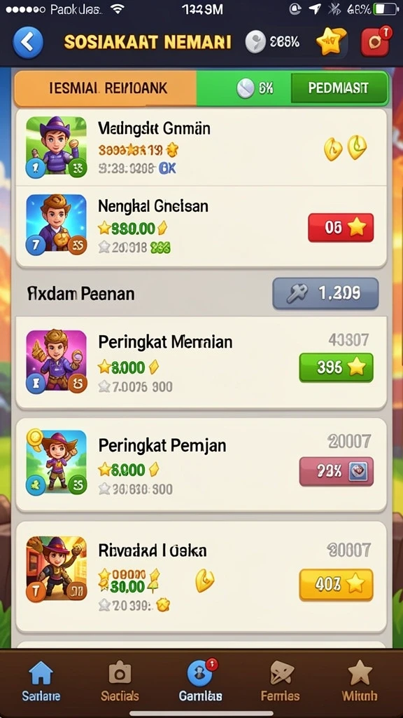 Pengalaman bermain yang seru dan interaktif.