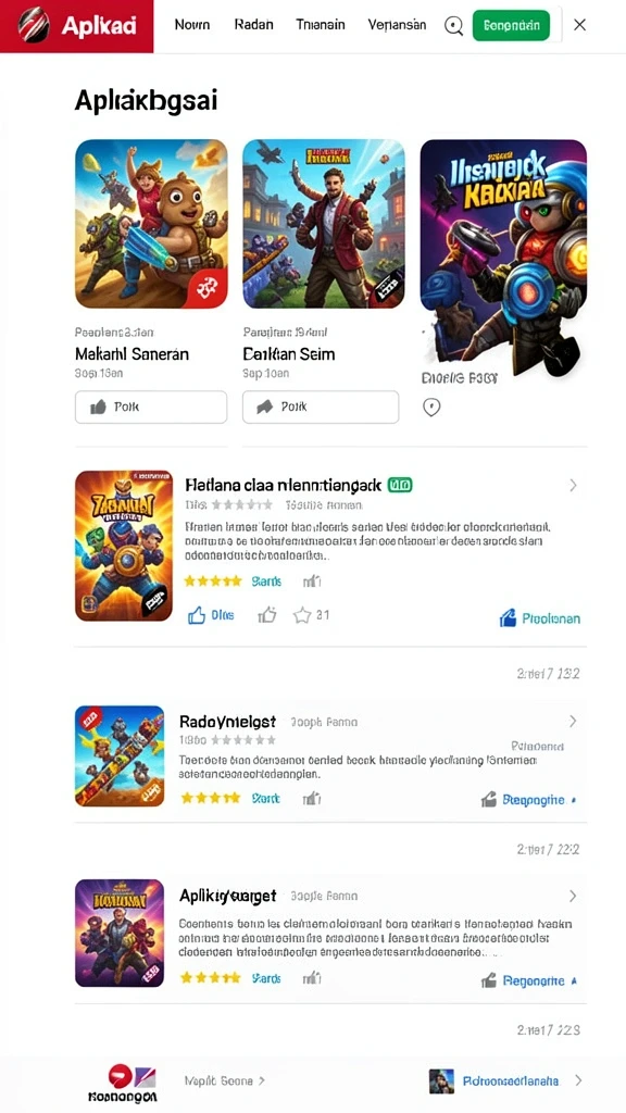 Gameplay yang memicu adrenalin dan tantangan.