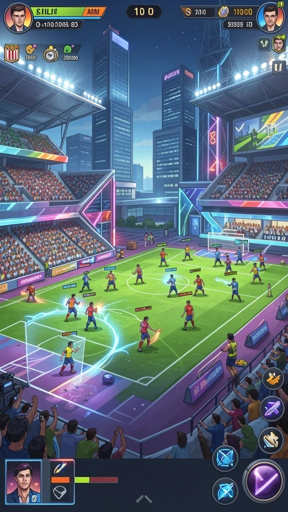 Visual menakjubkan dari salah satu level yang menantang.