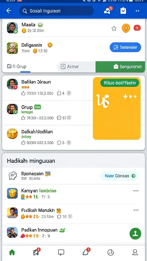 Tampilan antarmuka yang ramah pengguna.
