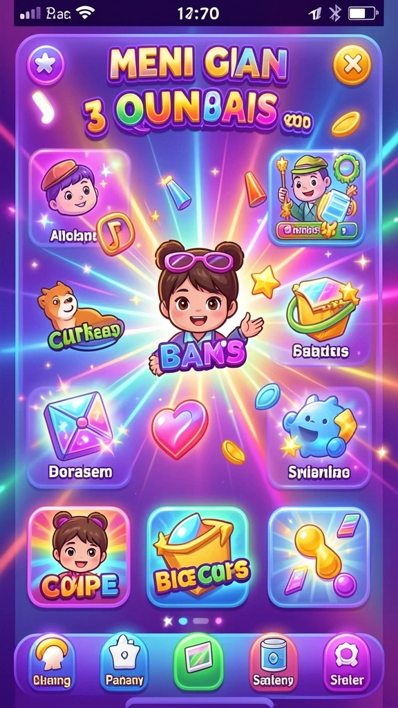 Tampilan utama game MAMEN123 yang menarik.