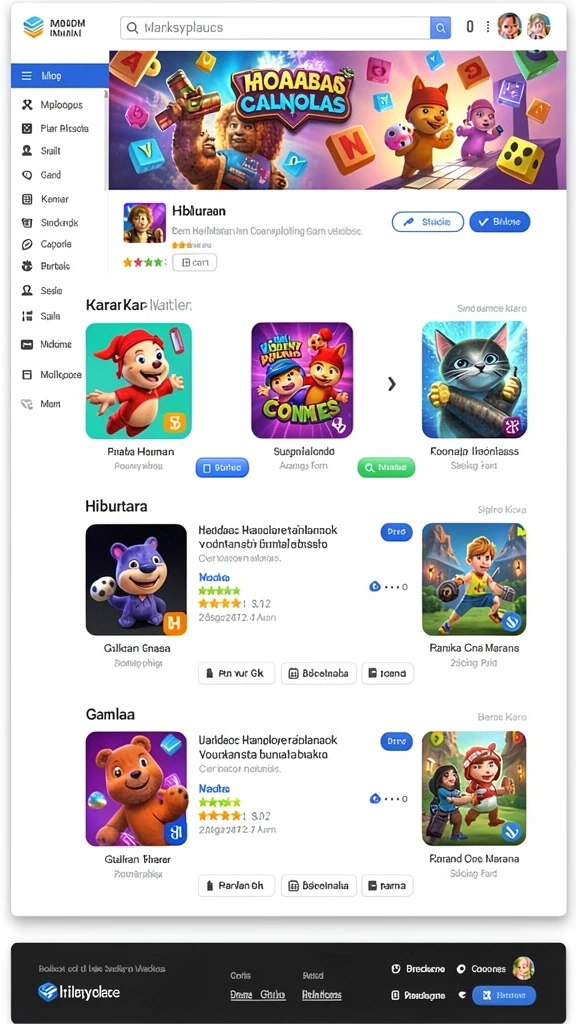 Fitur leaderboard menampilkan peringkat pemain secara global.
