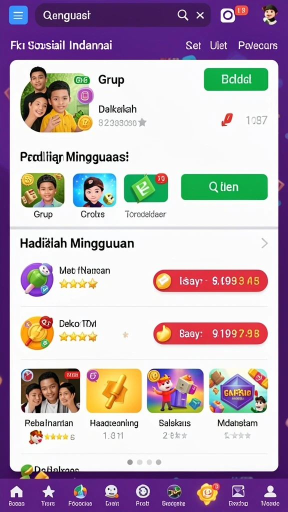 Moment seru saat berkompetisi dengan teman-teman.