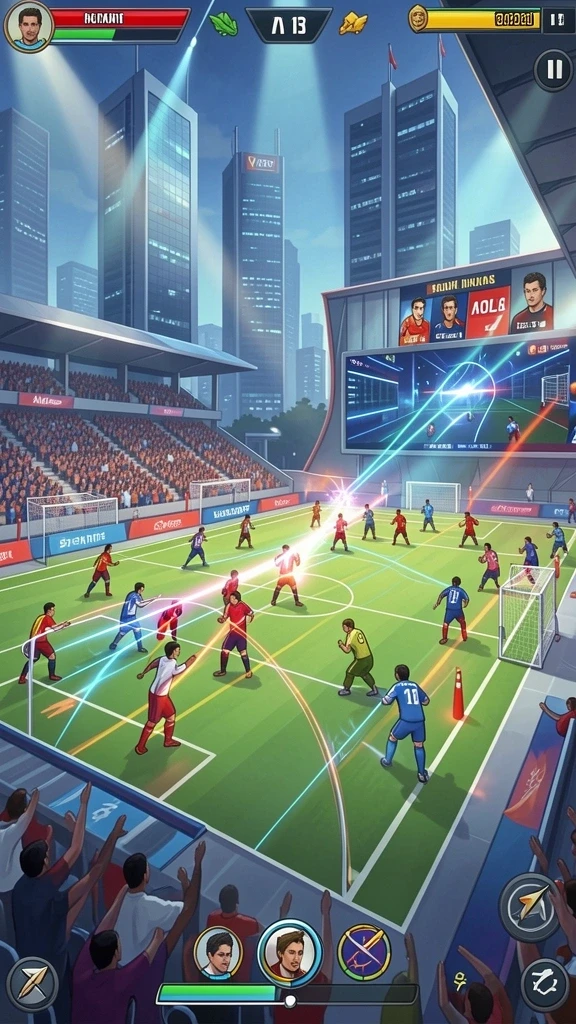 Screenshot gameplay yang menunjukkan misi seru.
