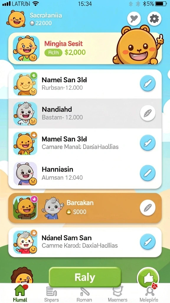 Tampilan antarmuka NK666 yang menarik dan intuitif.