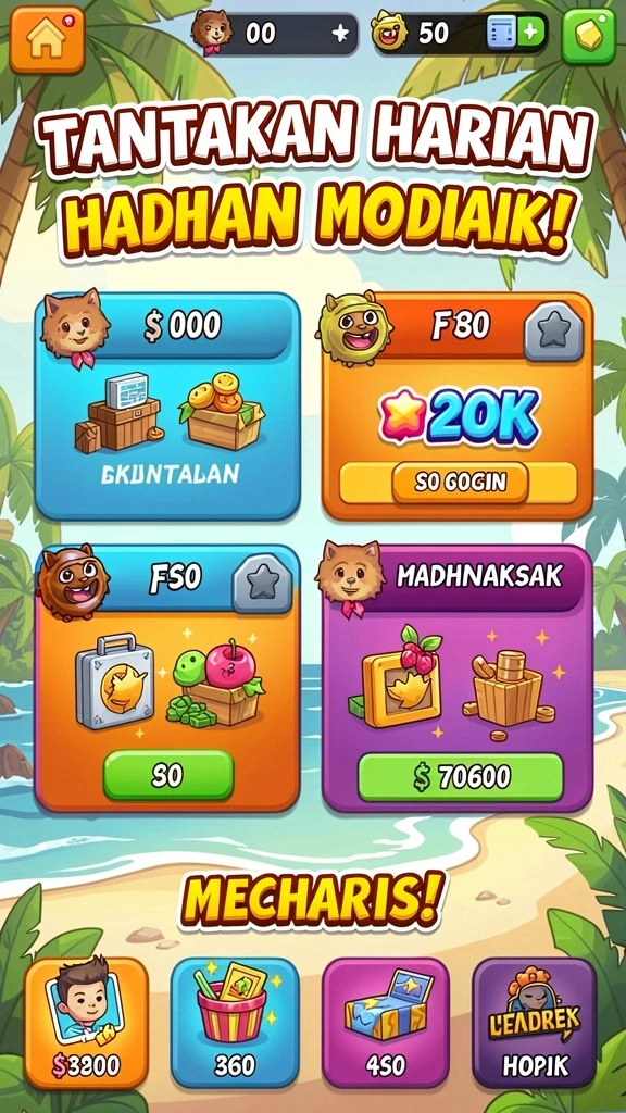 Screenshot menunjukkan tampilan permainan utama NONA88 yang menarik.