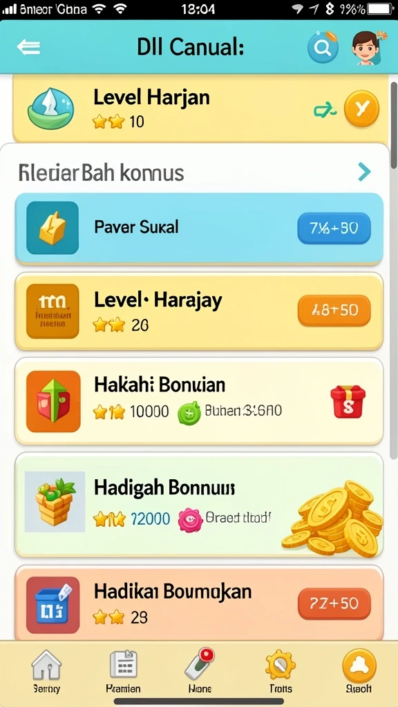 Tampilan antarmuka utama PP7 yang menarik dan user-friendly.