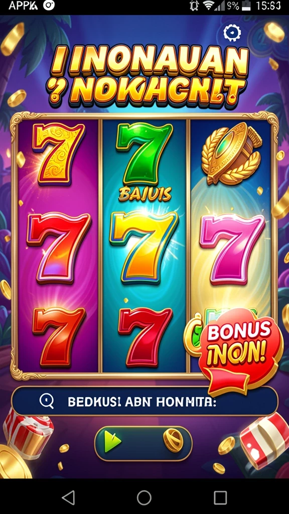 Tampilan awal game yang menarik dan ramah pengguna.