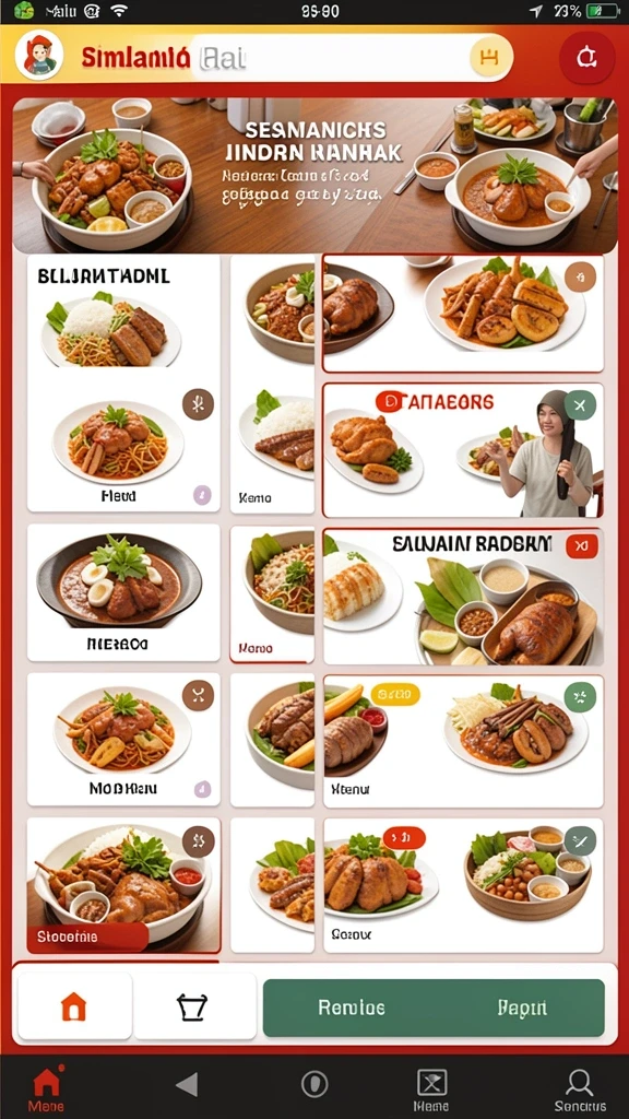 Tampilan awal game yang menarik dan penuh warna.