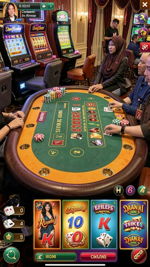 Tampilan antarmuka ROKOKBET yang modern dan menarik.