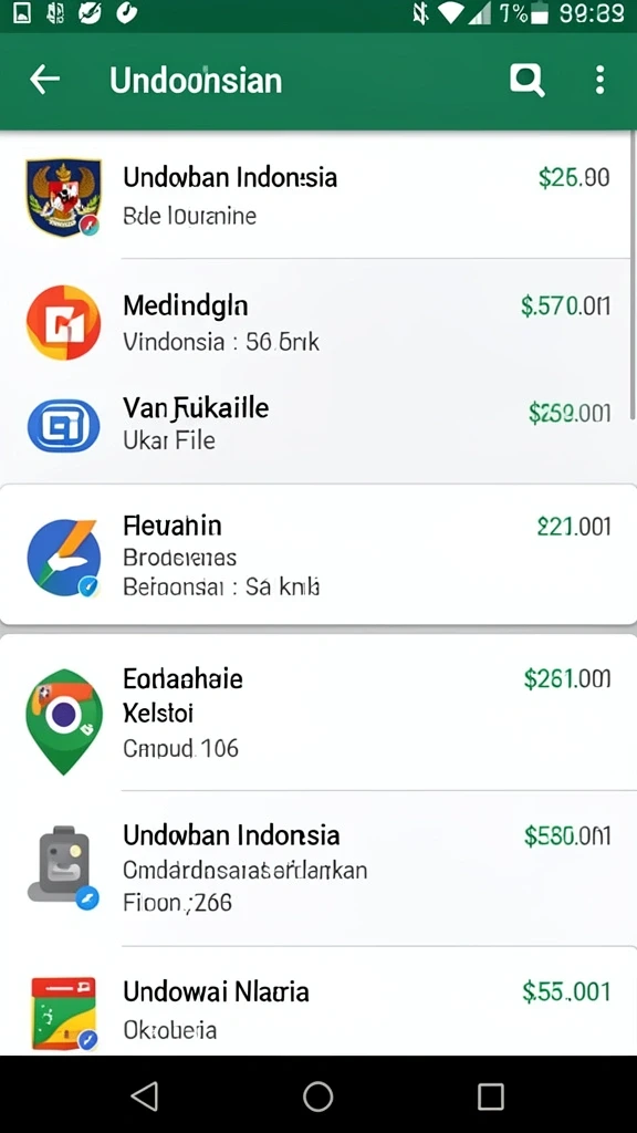 Tampilan antarmuka yang menarik dan mudah digunakan.