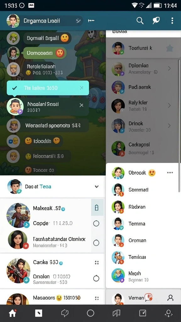 Tampilan antarmuka utama yang intuitif dan menarik.