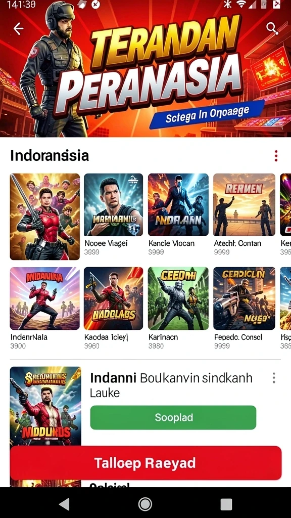 Screenshot memperlihatkan kompetisi antar pemain.