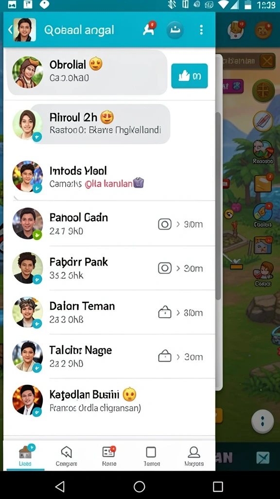 Tangkapan layar menampilkan karakter utama dalam aksi seru.
