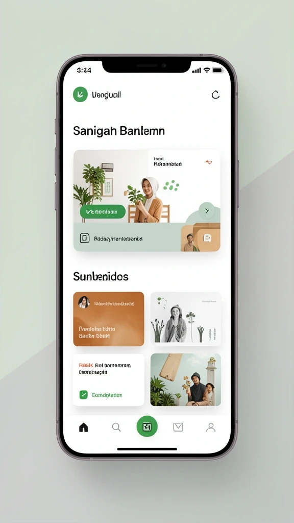 Tampilan antarmuka yang user-friendly.