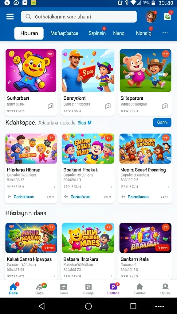 Pengalaman bermain yang seru dan adiktif.