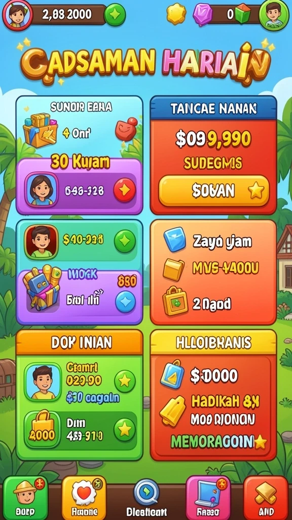 Sistem gameplay yang adiktif dan mudah dipahami.